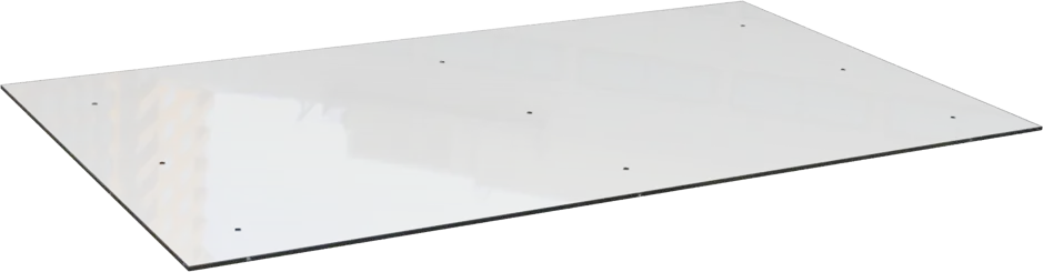 Santreyd Порта: прозрачный монолитный поликарбонат 1600x900x6 мм для козырьков 88922749