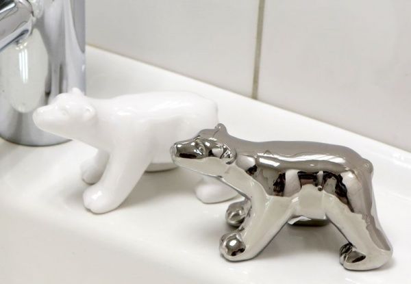 36694 Casablanca, фигурка керамическая "Белый медведь", цвет белый Santreyd 