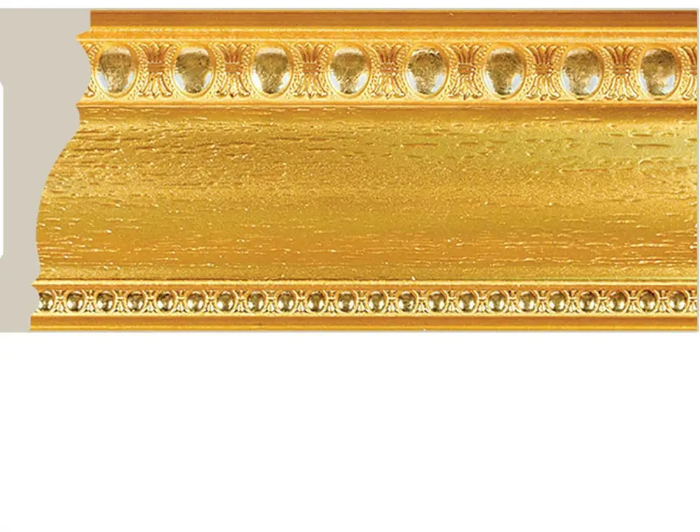 90971824 Плинтус Cosca decor 2200x25x90мм золото STLM-0812874