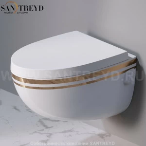 S511467B Подвесной унитаз настенный Белый A. e T. Italia OVAL Италия