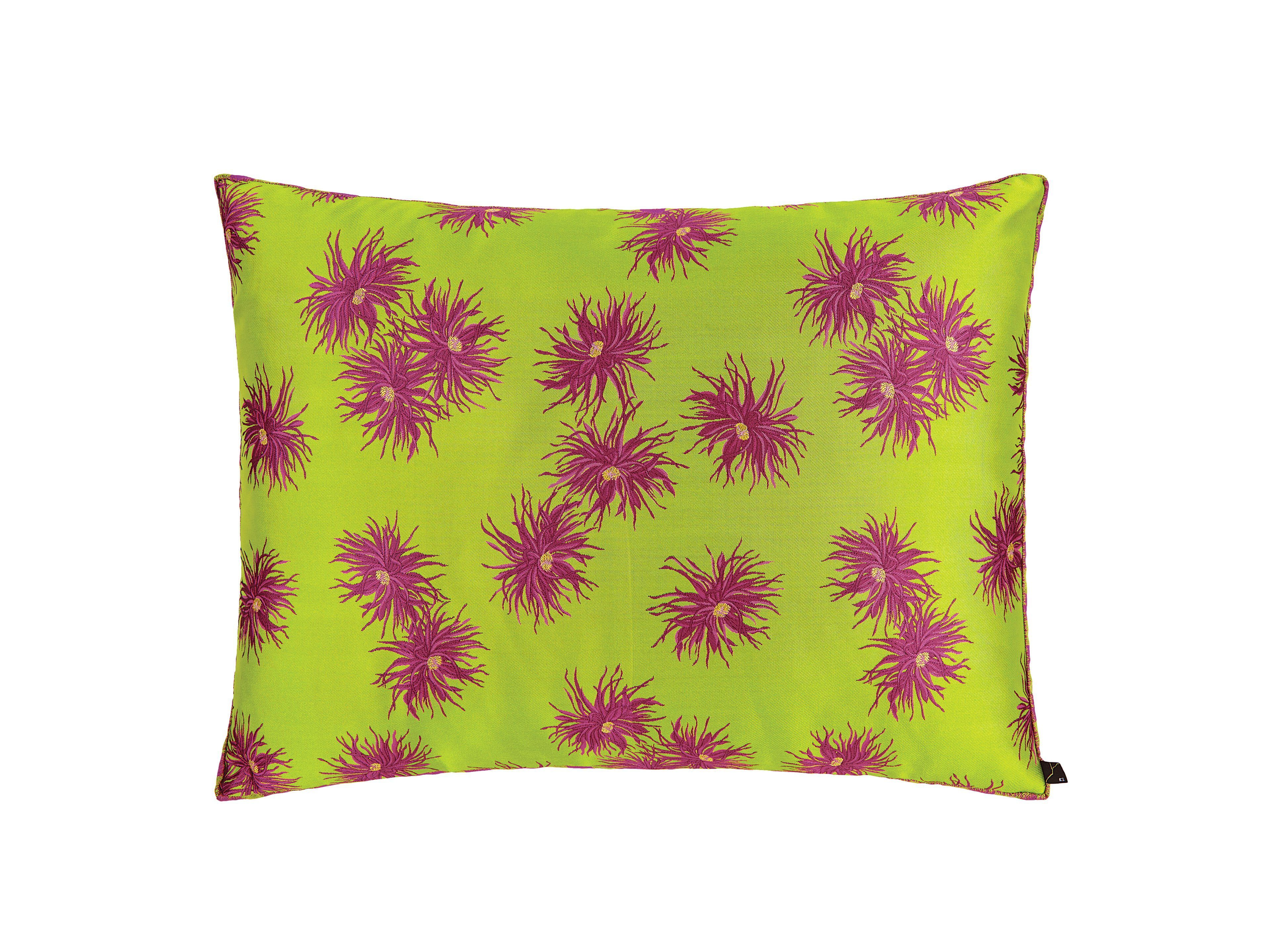 Прямоугольная подушка из ткани с цветочным рисунком K-3 Hana Pop ARCH-00021445 - Вид №1