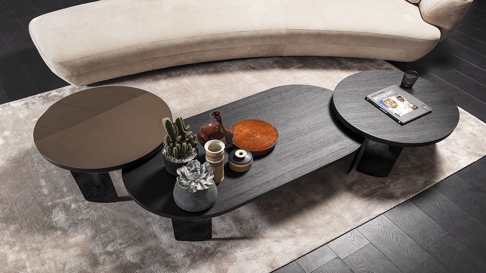 Прямоугольный низкий журнальный столик Vibieffe 9020 POINT ARCH-00076964 - Вид №1