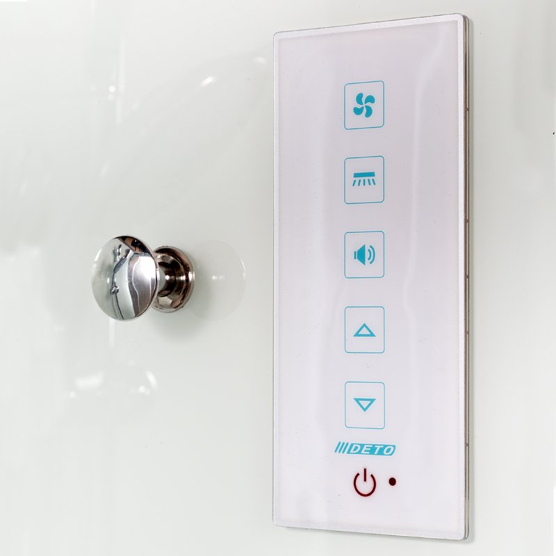 ЕМ4510 LED Душевая кабина DETO Серия EM D120S LED R - Вид №14