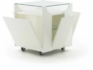 Porro Деревянная тележка для еды с ящиками