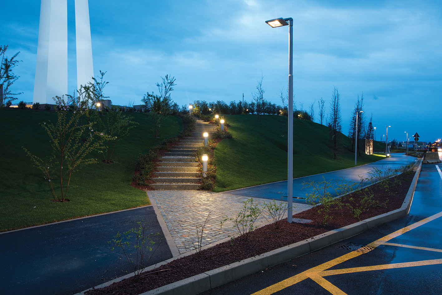 8750969 Уличное освещение  Platek TARSIUS Su palo  TARSIUS Mounted on pole - 24 LED 4000K Asymmetrical  - Вид №5