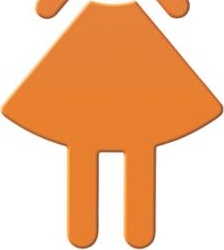 801.91.020 значок женщина HEWI Türzubehör  - Вид №17