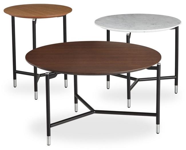 B&T Design Круглый сервисный столик из фанерованной древесины sun-id-1352789 - Вид №1