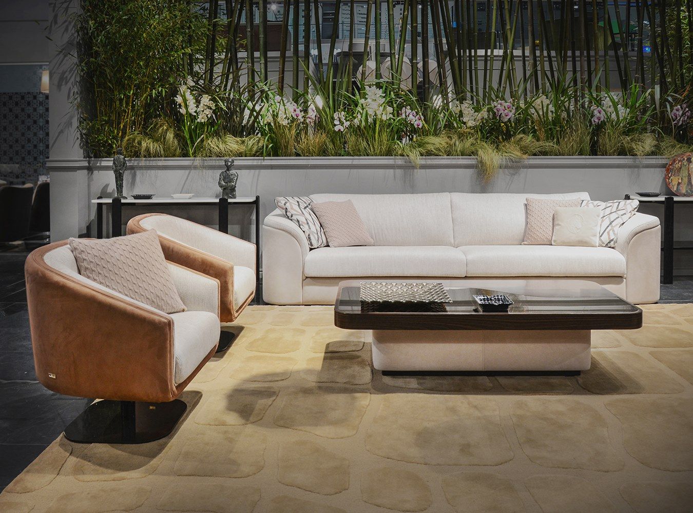 Мягкое кресло из нубука и ткани Formitalia DALLAS ARCH-00143628 - Вид №2