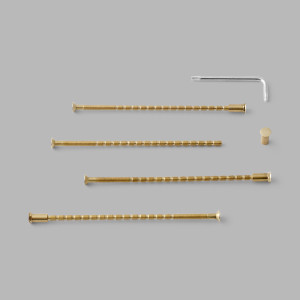 15298100751 Винт с упором - латуньd line Knud Holscher