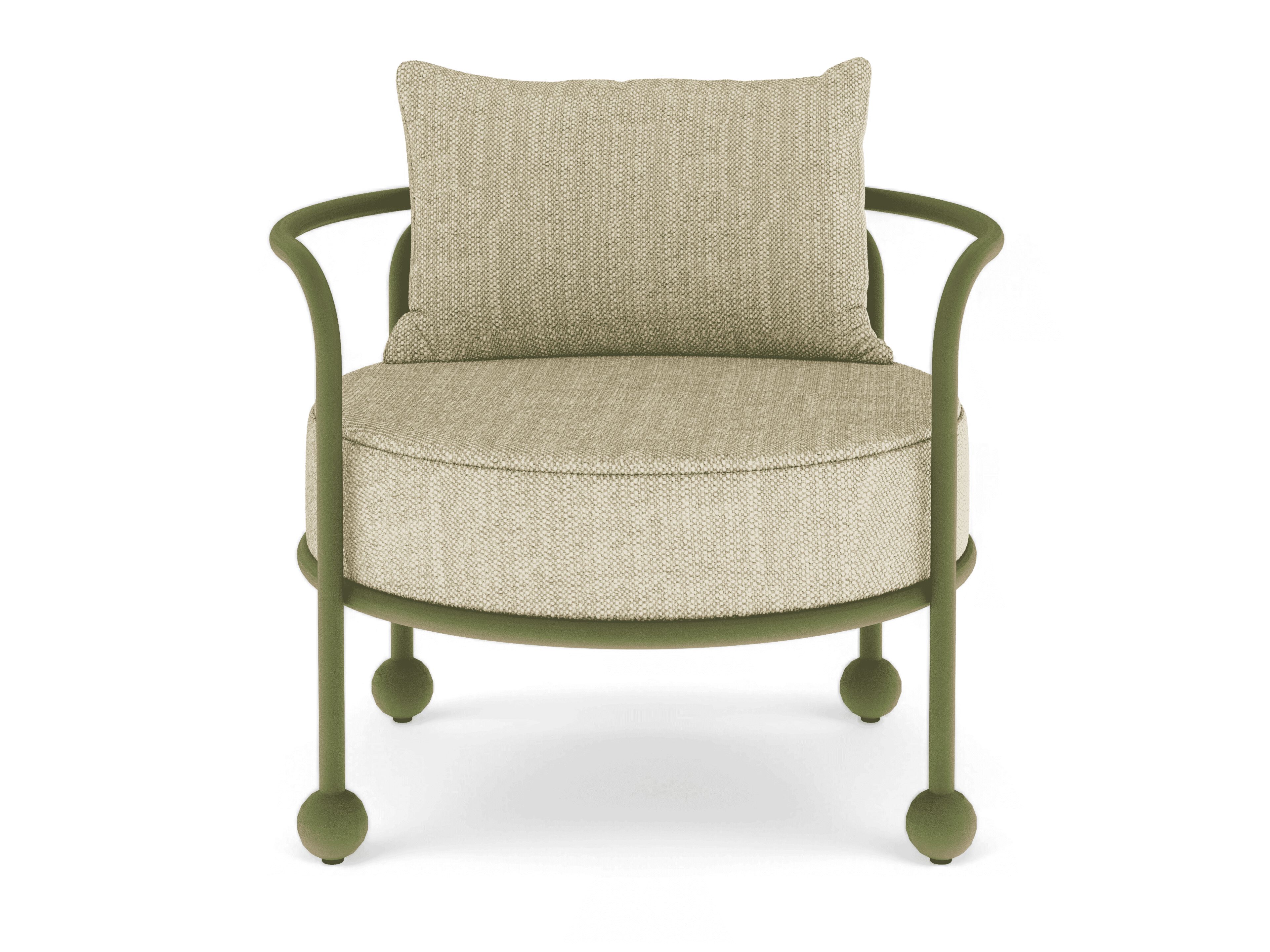 Алюминиевый садовый стул с подлокотниками FJAKA медленный ARCH-00053406 - Вид №1