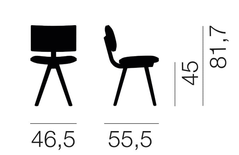 Съемный стул из дуба Magis TRAVE ARCH-00055521 - Вид №12