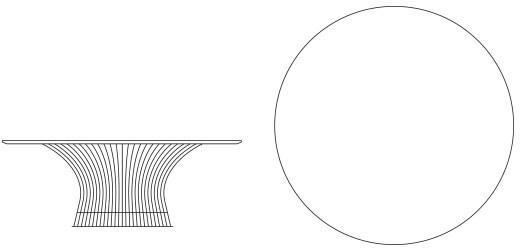 KNOLL Круглый журнальный столик из стали и хрусталя Platner sun-id-1377052 - Вид №5