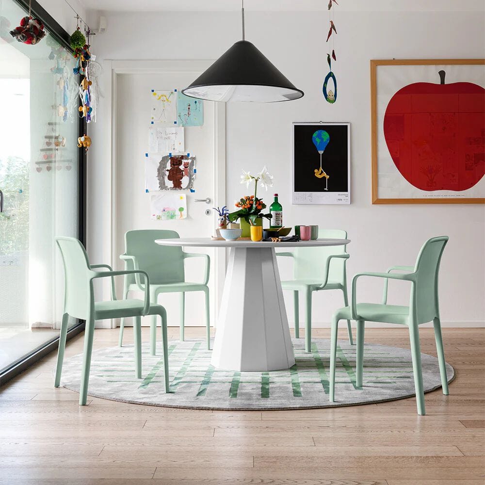 Штабелируемый стул из полипропилена с подлокотниками Connubia Bayo ARCH-00009051 - Вид №3