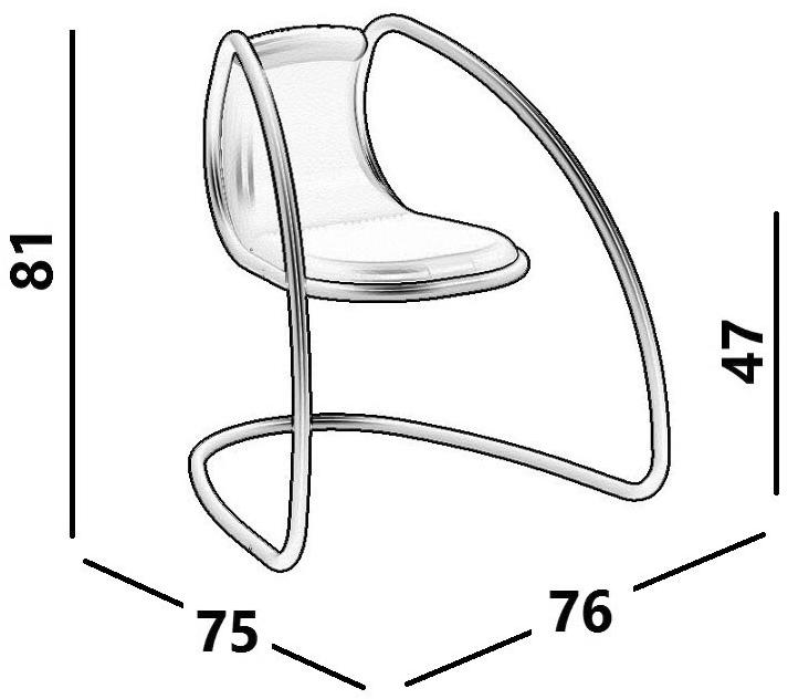 Luxy Консольный стул, обитый коровьей кожей Timeless sun-id-1461637 - Вид №4