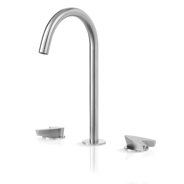 Смеситель на три отверстия для умывальника с изливом ARW203 linki 