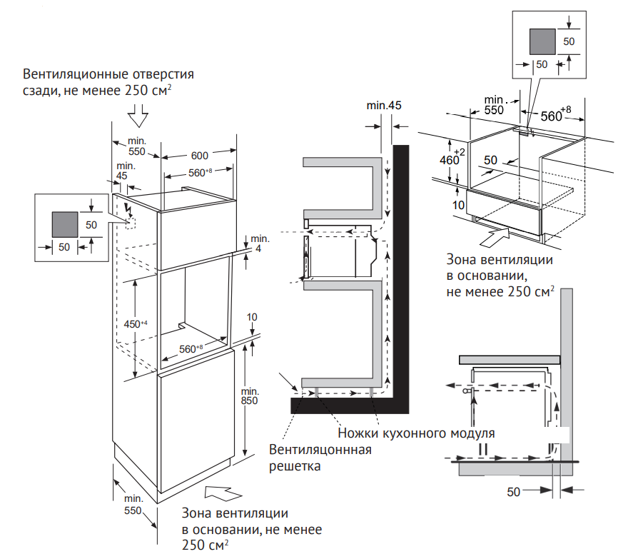 9144159 Электрический духовой шкаф Kuppersberg KHT 616 черный STDN-0144727 - Вид №3