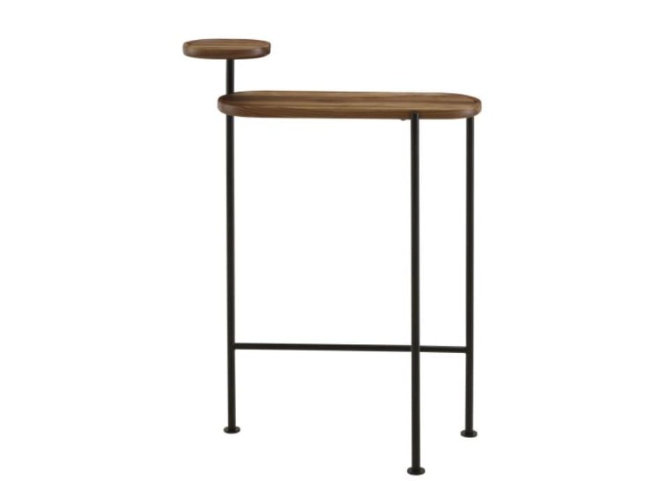 Стальная и деревянная овальная консоль Ligne Roset Loomy ARCH-00144725 - Вид №1