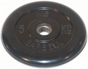 MB31-5 Диск обрезиненый черный mb barbell mb31-5 MB Barbell