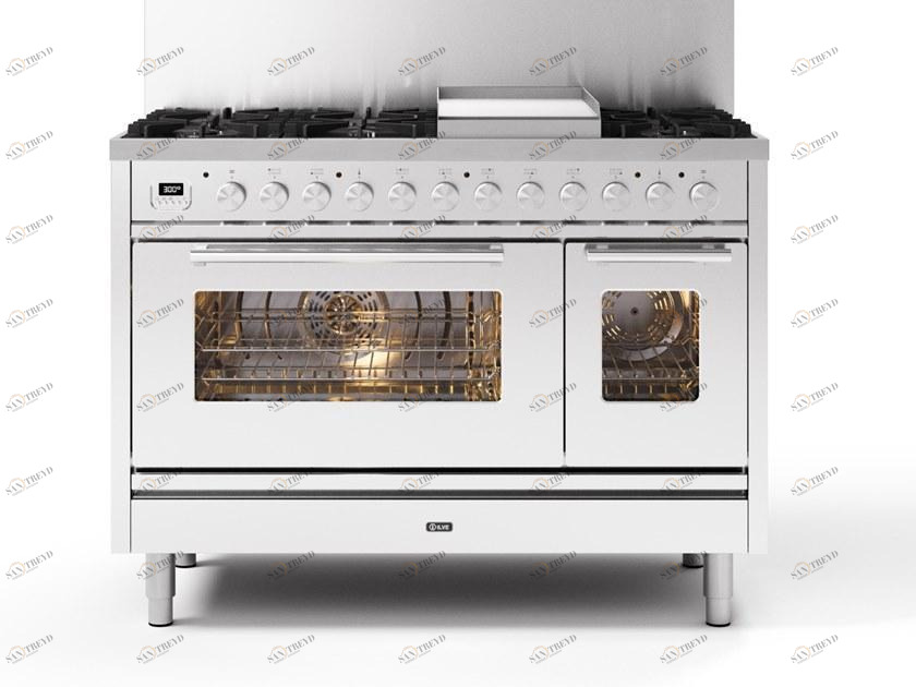 Ilve Отдельностоящая стальная кухня Professional plus P12w Santreyd 