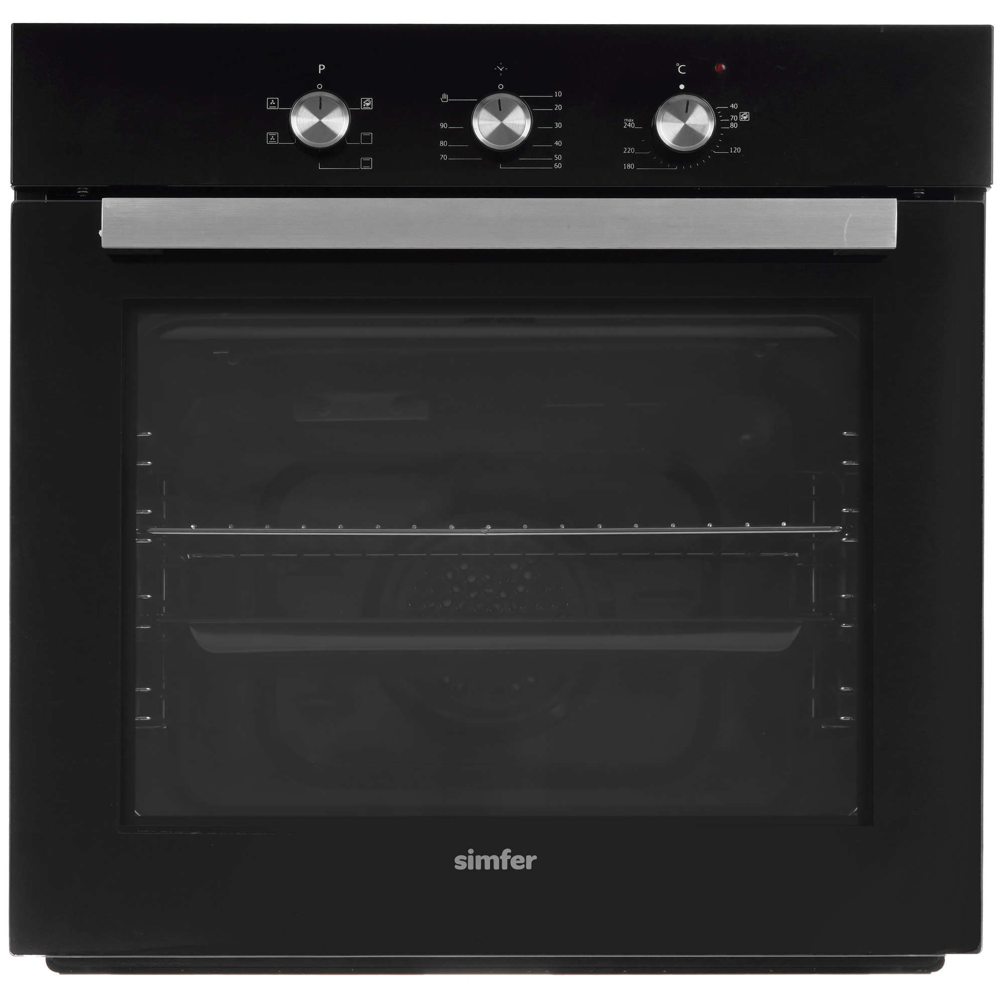 9169897 Электрический духовой шкаф Simfer B6EB16023 черный STDN-0127191