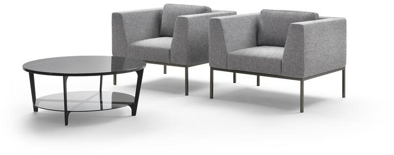 Marelli Кресло с обивкой из ткани с подлокотниками Brooklyn 9bro101 - Вид №3