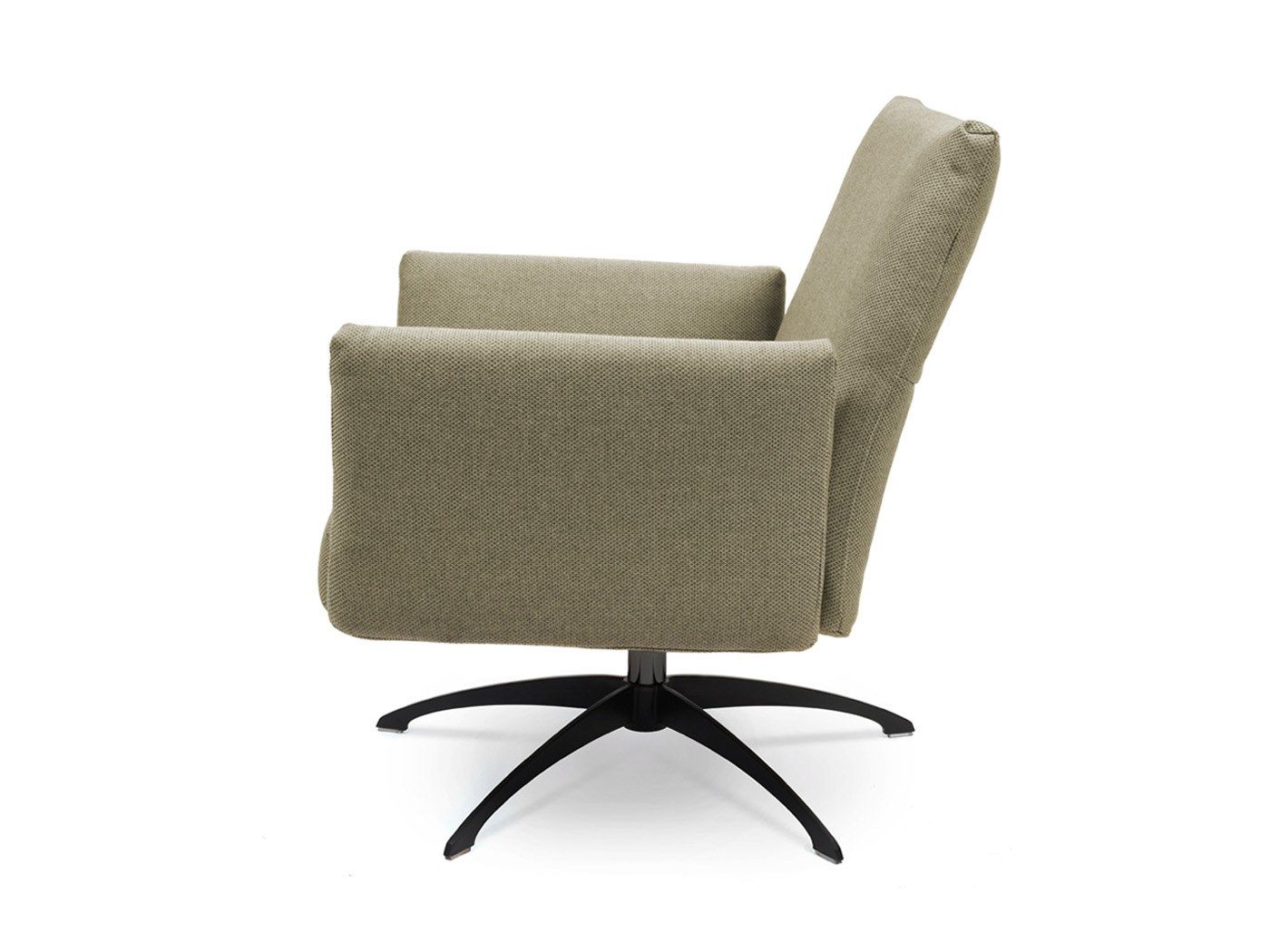Тканевое вращающееся кресло с подлокотниками FISCHER MÖBEL Kalos ARCH-00067697 - Вид №1