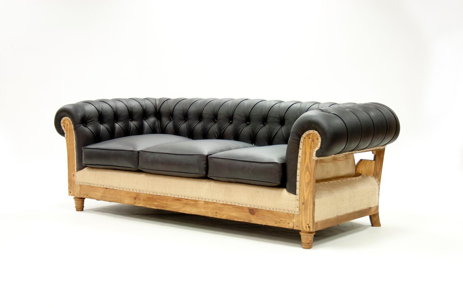 3-местный кожаный капитонный диван CREARTE COLLECTIONS Chesterfield Loor Essence ARCH-00061646 - Вид №10