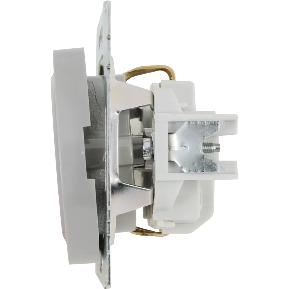 Розетка встраиваемая Onekey Florence с заземлением, цвет серый ONEKEYELECTRO STLM-2023435 - Вид №5