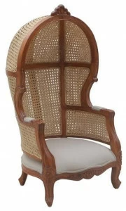 Il Giardino di Legno Садовое кресло плетеное с высокой спинкой Junior