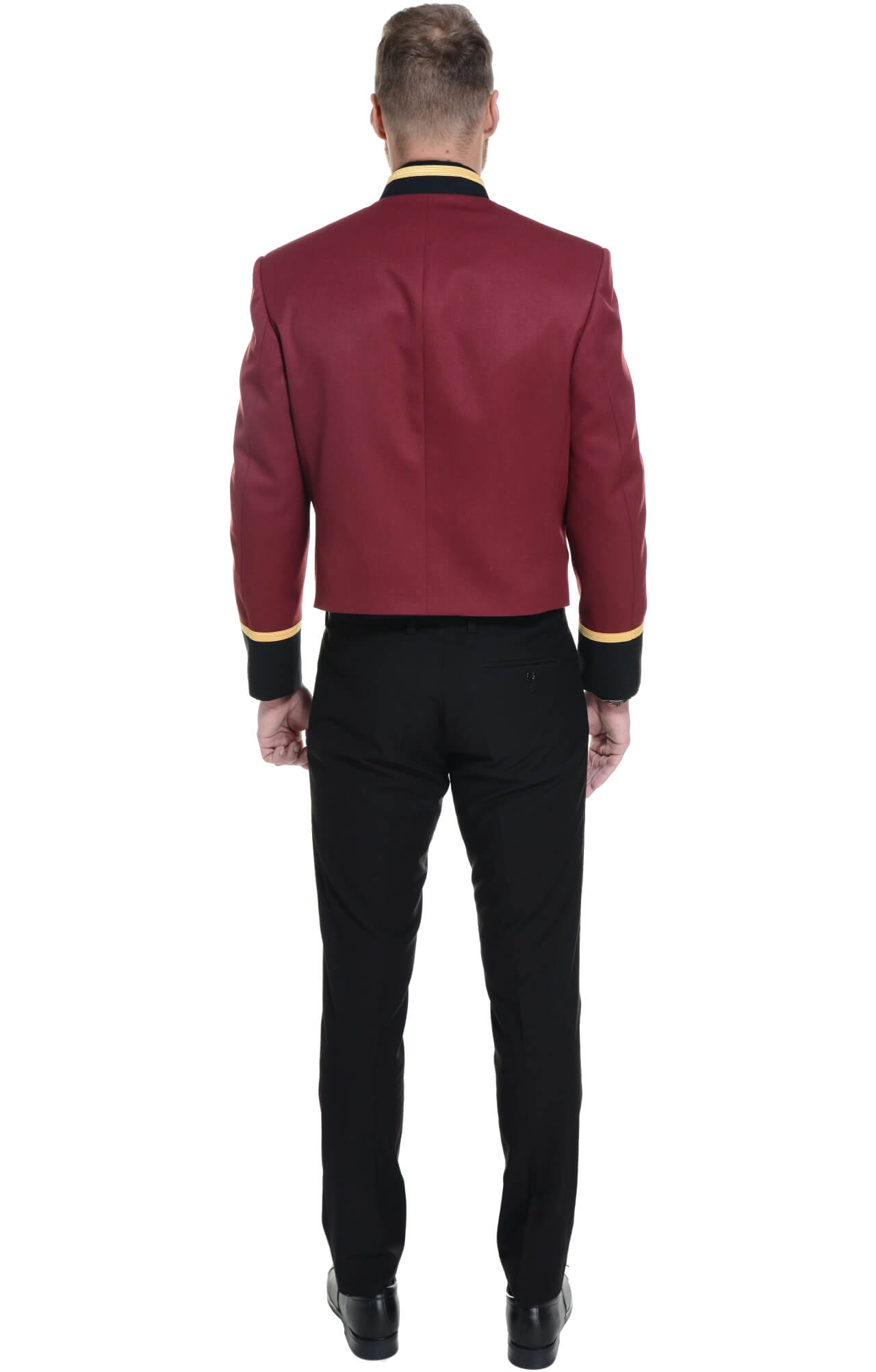 69813 Пиджак укороченный - френч  Швейцар bordeaux El-Risto  Бренд "El-Risto" (Эль Ристо), каталог товаров размер 50/182  - Вид №1