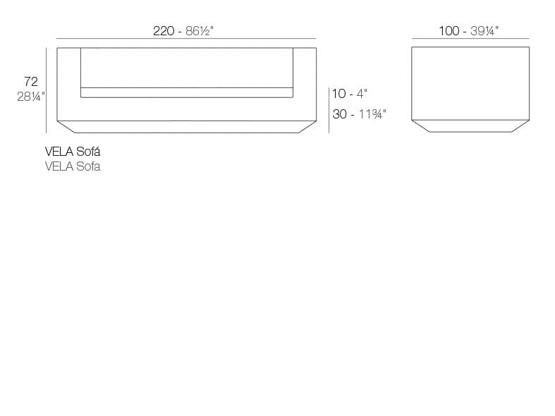 Садовый диван Vondom ARCH-00076914 - Вид №3