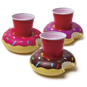 BMDFDO Набор подстаканников для бассейна , donut, 3 шт BigMouth