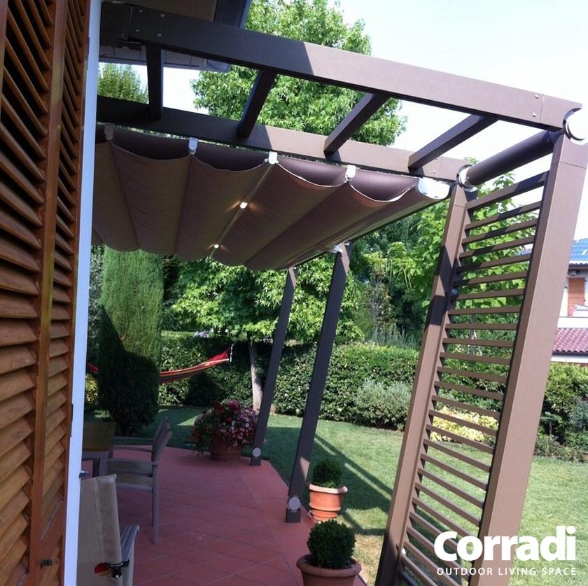 Corradi Пристенная пергола из алюминия Chiusure e complementi sun-id-1410461 - Вид №2