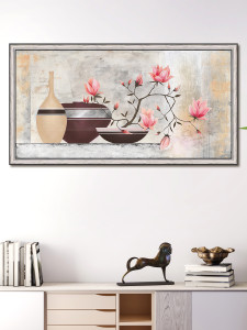 92707470 Картина в раме "Розовая магнолия 1" 50/100 см. GRMY 17052 STLM-0536217 GRAFIS-ART