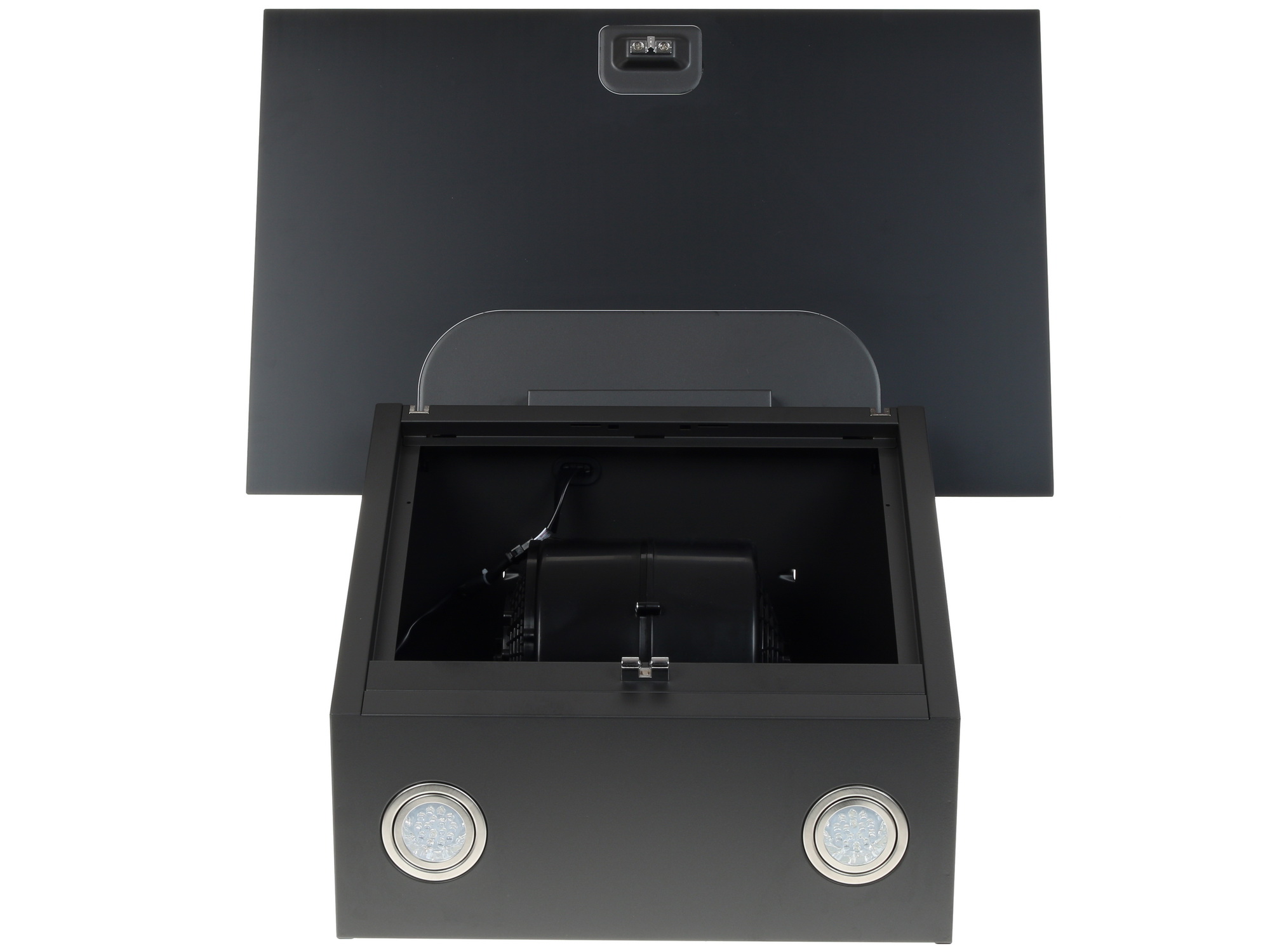 1109675 Вытяжка наклонная Jetair PRAGA 60/A/BL черный/черный STDN-0030178 - Вид №6