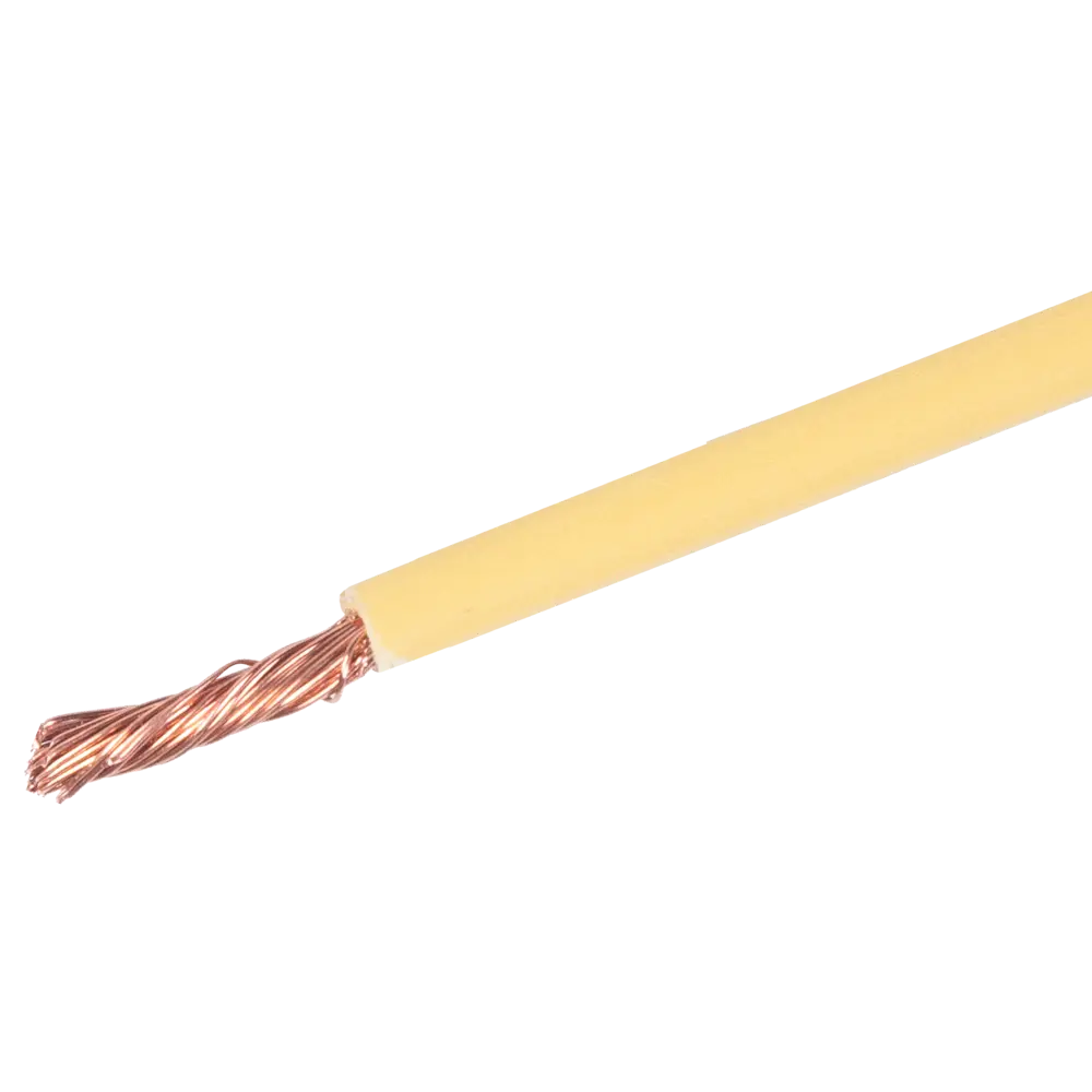 Провод Ореол ПУГВ 1x2.5 мм на отрез ГОСТ цвет желтый STLM-2204214