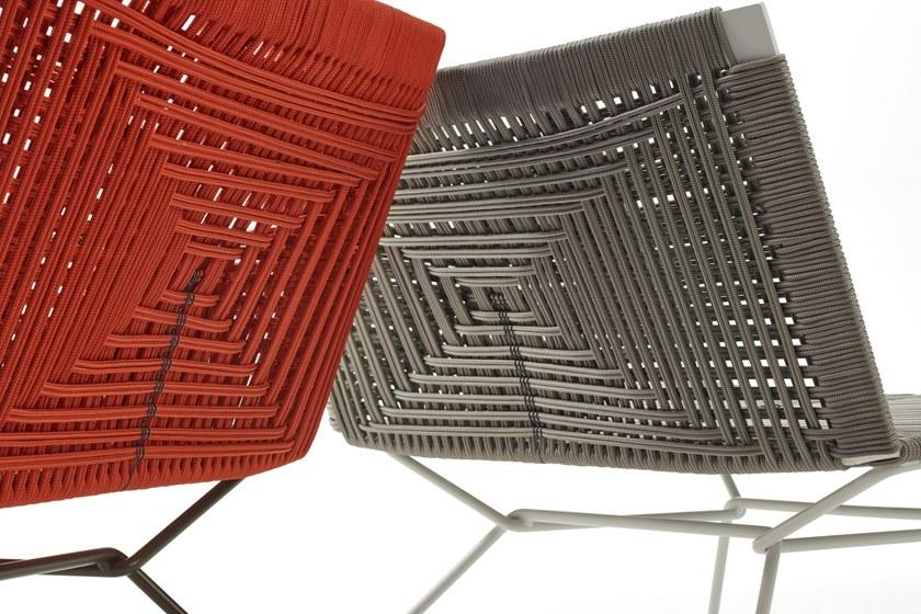 MDF Italia Кресло для садовых санок на веревке с подлокотниками Neil sun-id-1472930 - Вид №6