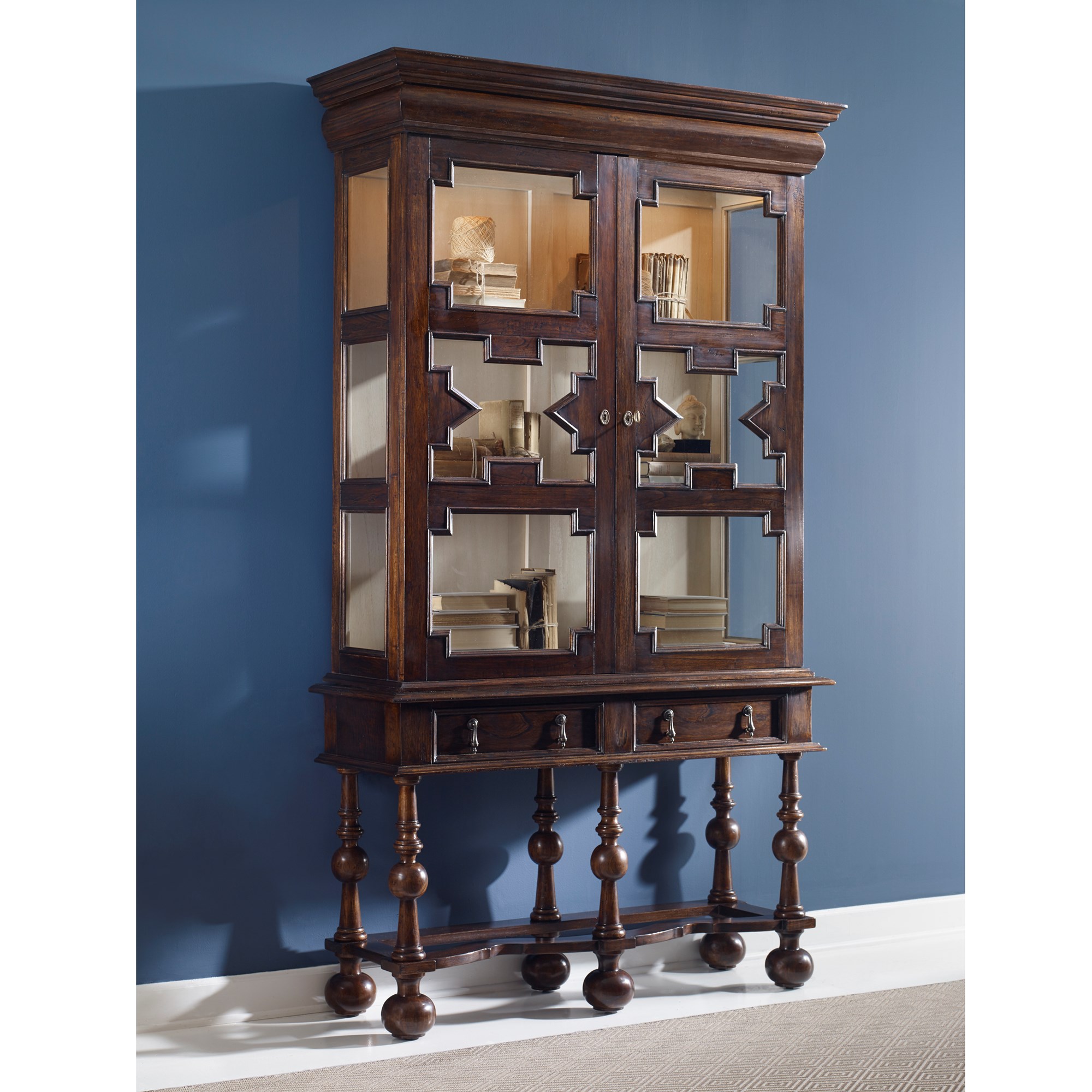 Шкафы 17560-890-090 William & Mary Tall Cabinet Ambella  - Вид №1