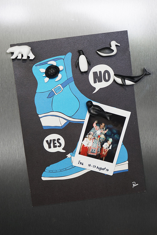 Набор из 6 магнитов для холодильника Save the Ocean Qualy QL10311BKWH - Вид №2