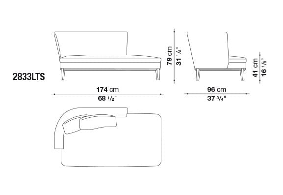 Мягкая спальная кровать Maxalto ARCH-00093558 - Вид №5