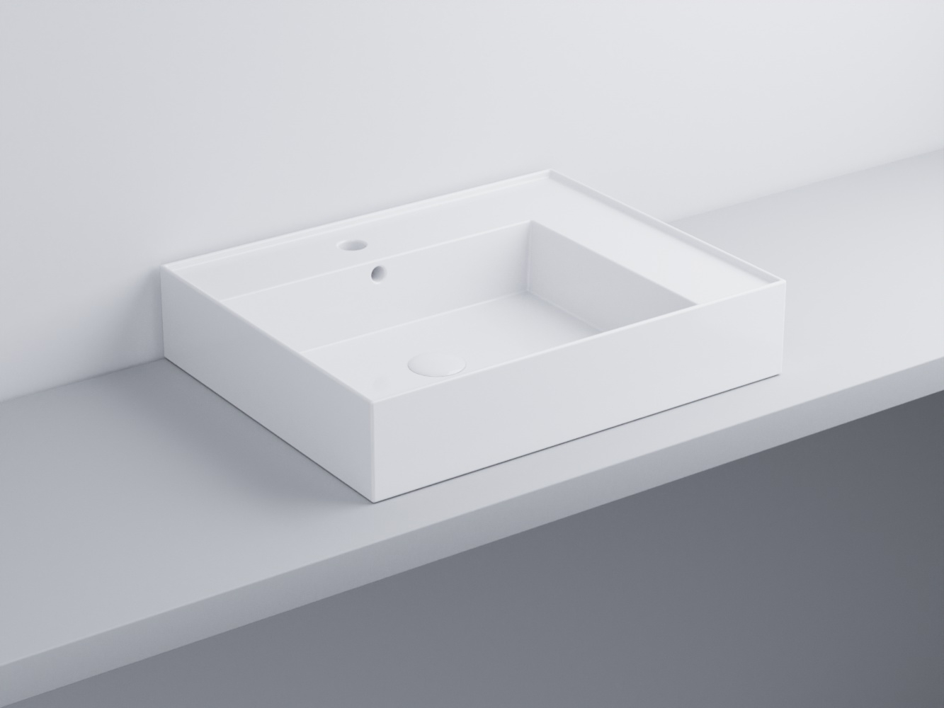 EJLA60-BL Раковина Enjoy 60 подвесная на стену прямоугольная cielo Enjoy + Amedeo Ceramica Cielo