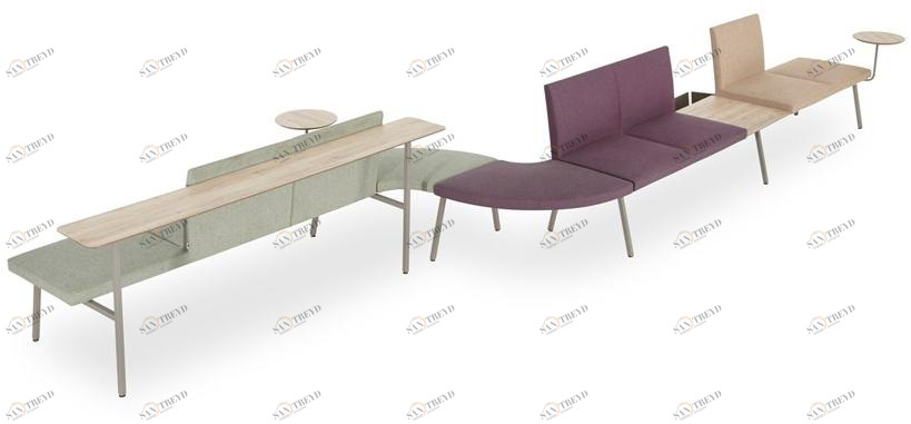 B&T Design Модульная скамейка для лаунж-зон sun-id-1425472