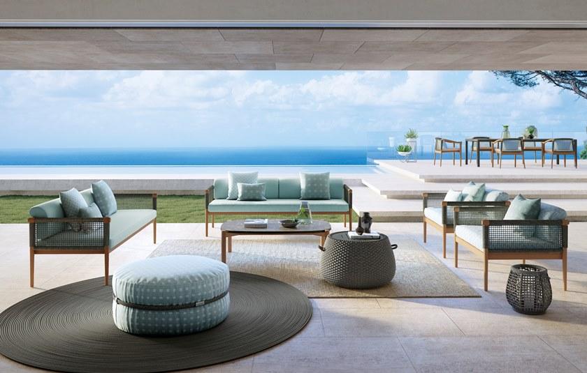 Atmosphera Садовое кресло с подлокотниками из веревки и ткани Lodge Lg.pl - Вид №1