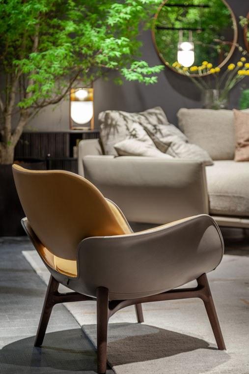 Poltrona Frau Мягкое кожаное кресло с подлокотниками La collezione - divani e poltrone sun-id-1476281 - Вид №8