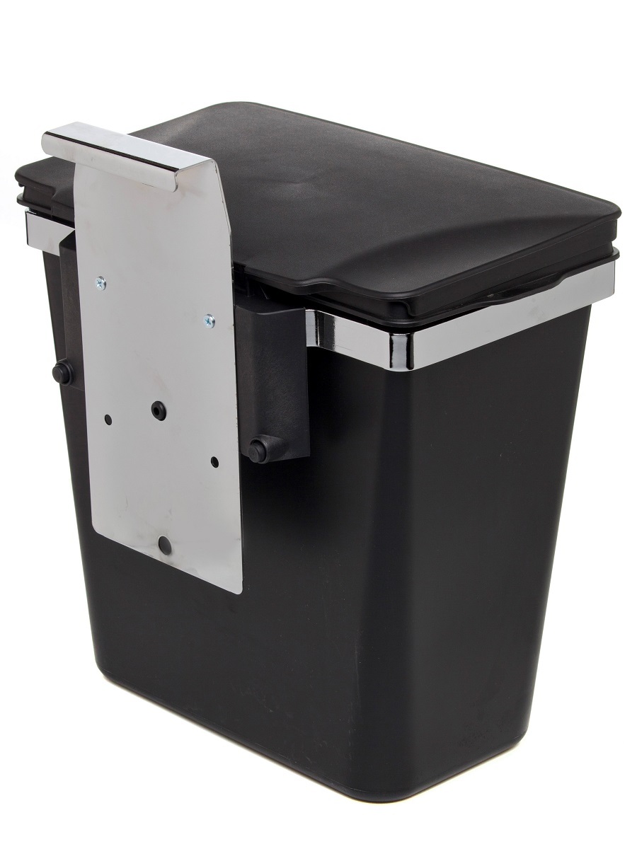 Контейнер для мусора на дверцу Zeta 11 Black NAVAKO 10032 - Вид №3