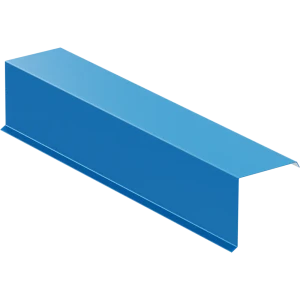 Планка торцевая 90x90x2000 мм 0.4 мм RAL 5005 синий