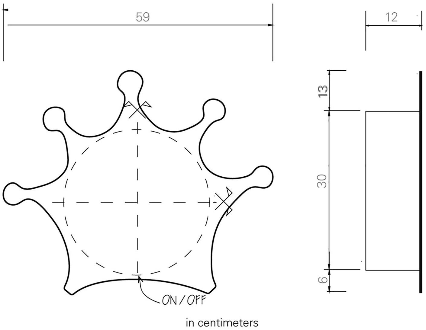 mg12 Настенный электрический полотенцесушитель из алюминия Kids sun-id-1346250 - Вид №3