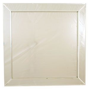 Зеркало квадратное в стеклянной раме Milano PUSHA ДИЗАЙНЕРСКИЕ 062616 Зеркальный  - Вид №1