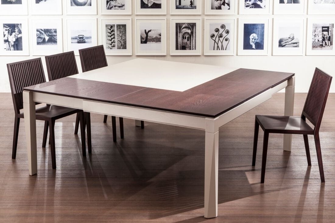 Квадратный выдвижной стол Pacini & Cappellini Plurimo ARCH-00011727