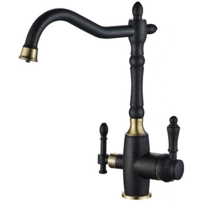 Steel Hammer SH 812 Black BR Смеситель для кухни Zorg 325  - Вид №1